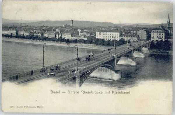 Basel BS Basel Untere Rheinbrücke Kleinbasel