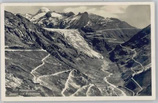 Grimsel Pass Grimsel Rhonegletscher
