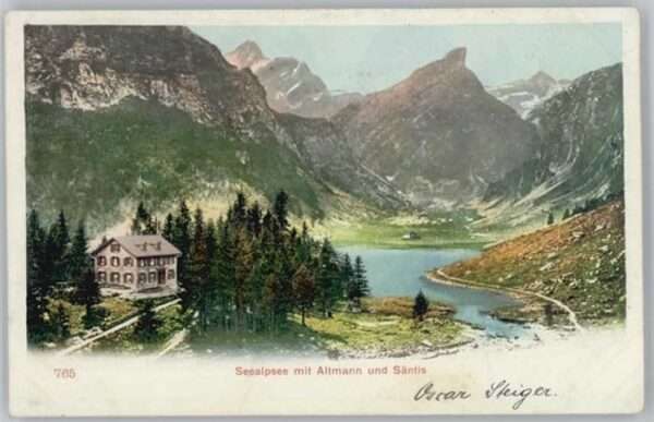 Saentis AR Säntis Seealpsee Altmann