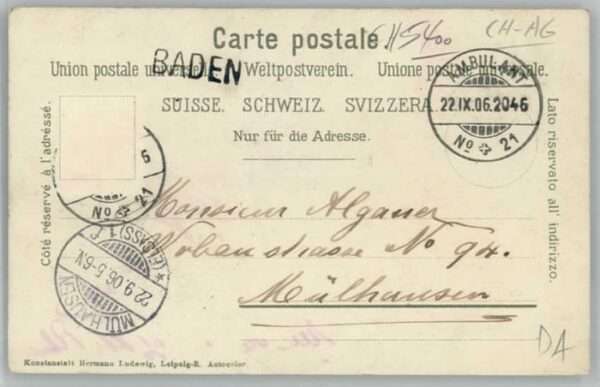 Baden AG Baden Schloss Schartenfels – Bild 2