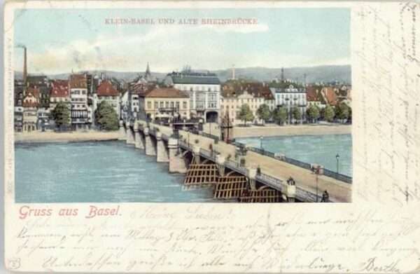 Basel BS Basel Kleinbasel Rheinbrücke