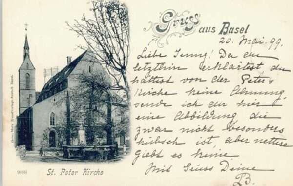 Basel BS Basel St Peter Kirche