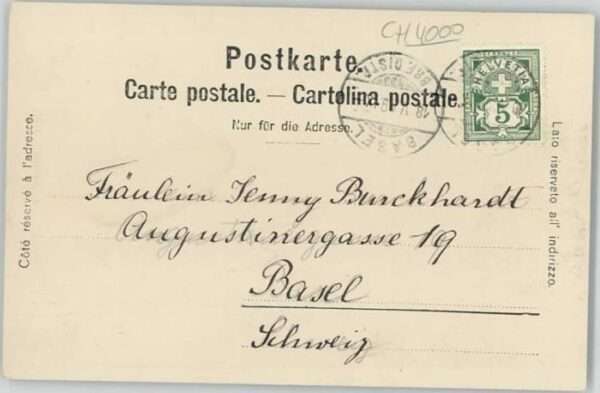 Basel BS Basel [Handschriftlich] – Bild 2