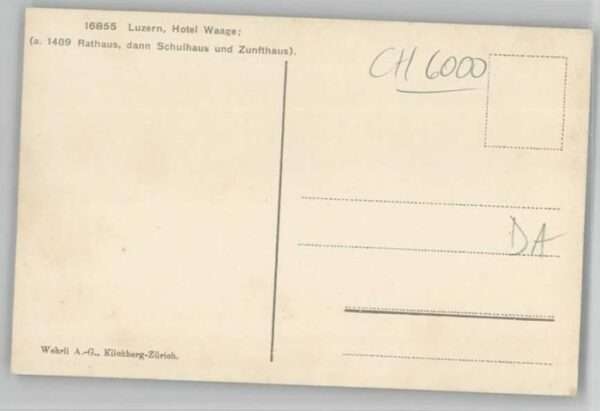 Luzern LU Luzern Hotel Waage – Bild 2