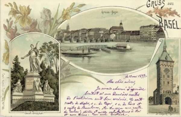 Basel BS Basel St Johannthor Jacob Denkmal