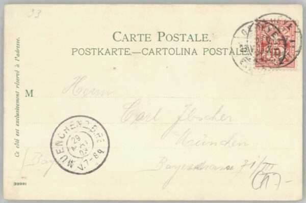 Vevey VD Vevey Künstler F. Voellmy – Bild 2