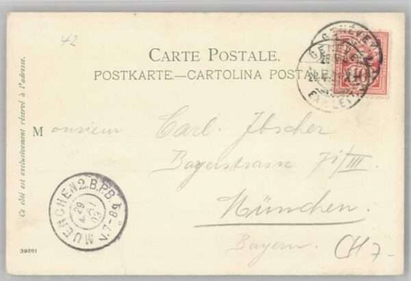 Genf GE Genf Künster F.Voellmy – Bild 2