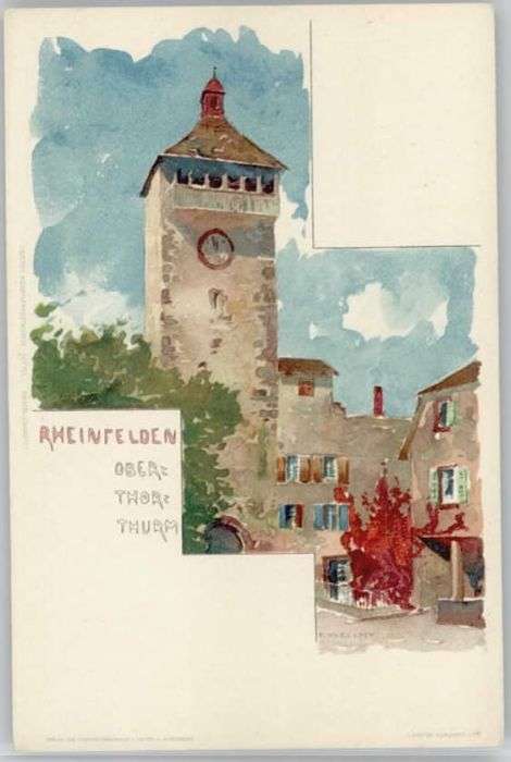 Rheinfelden AG Rheinfelden Künstler F. Voellmy