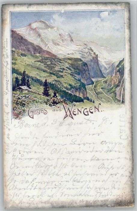Wengen  BE Wengen Berg-Litho