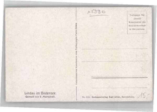 Marschall Vinzenz Lindau Bodensee Künstler V. Marschall – Bild 2
