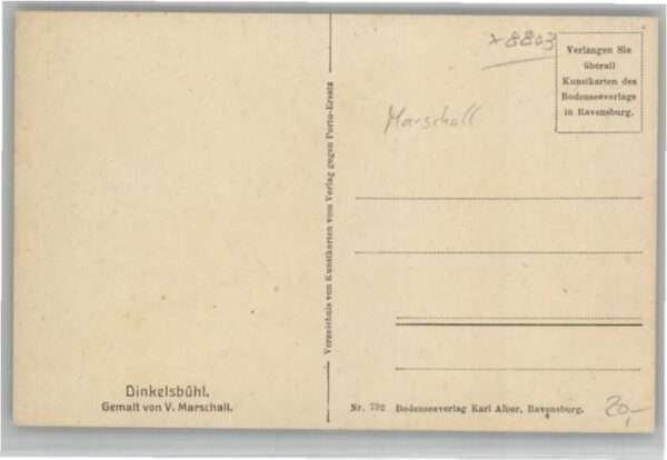 Marschall Vinzenz Dinkelsbühl Künstler V Marschall * – Bild 2