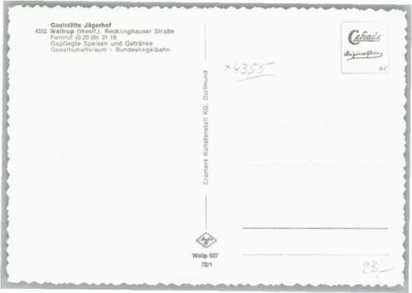 Wal Gaststätte Jägerhof * – Bild 2