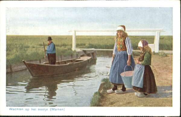 Marken Wachten po het bootje
