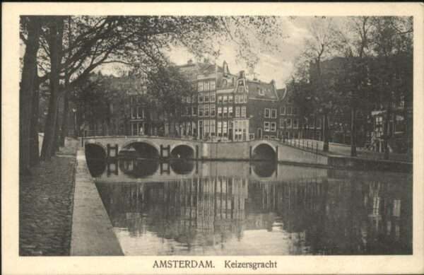 Amsterdam Niederlande Keizersgracht Brücke