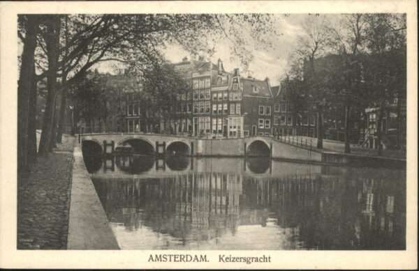 Amsterdam Niederlande Keizersgracht Brücke