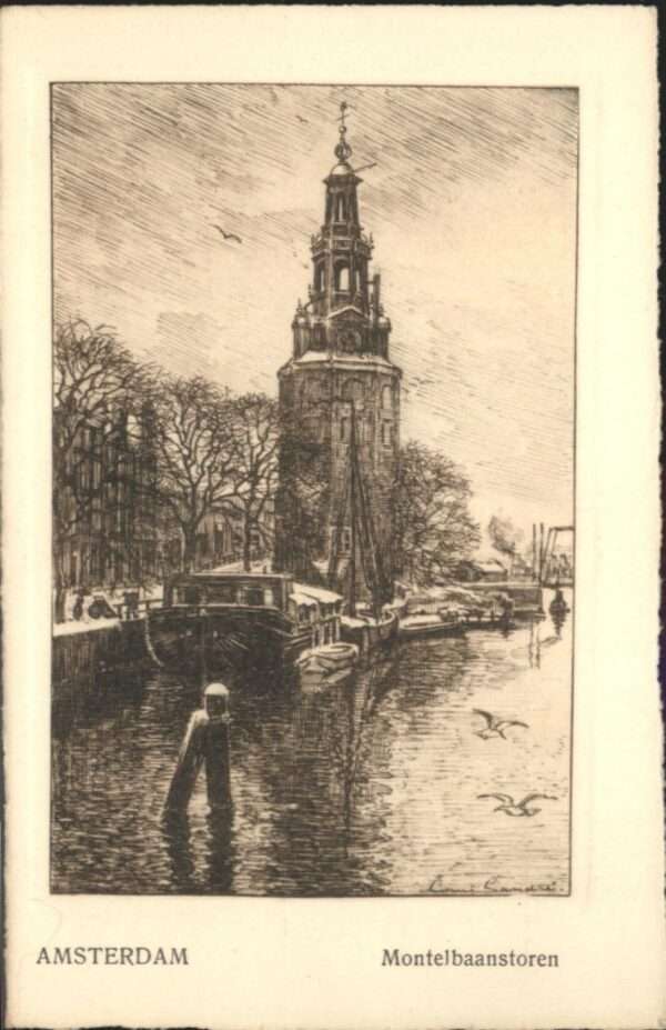 Amsterdam Niederlande Montelbaanstoren