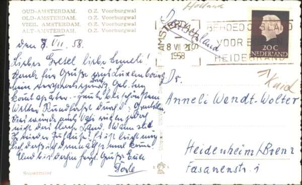 Amsterdam Niederlande Voorburgwal – Bild 2