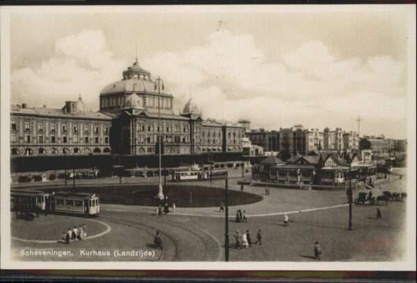 Scheveningen Kurhaus Strassenbahn Kutsche