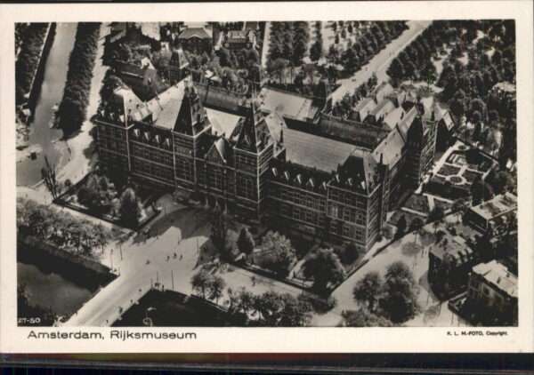 Amsterdam Niederlande Rijksmuseum Fliegeraufnahme