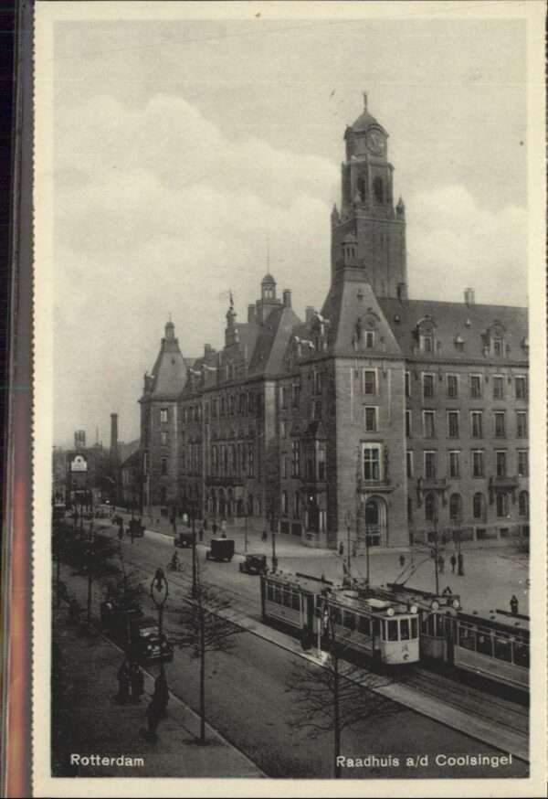 Rotterdam Readhuis Coolsingel Strassenbahn