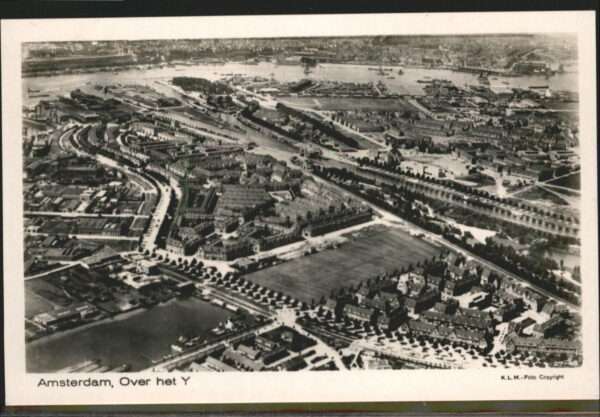 Amsterdam Niederlande Over het Y Fliegeraufnahme