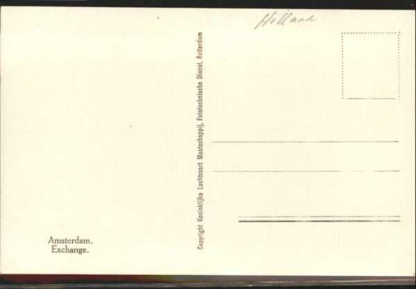Amsterdam Niederlande Beurs Fliegeraufnahme – Bild 2