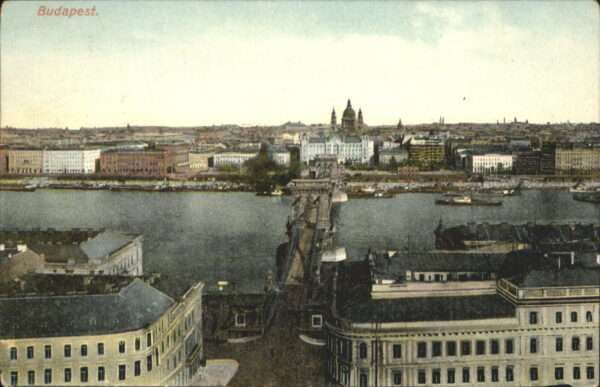 Budapest Brücke Schiff