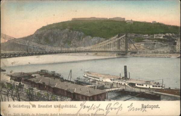 Budapest Brücke Schiff
