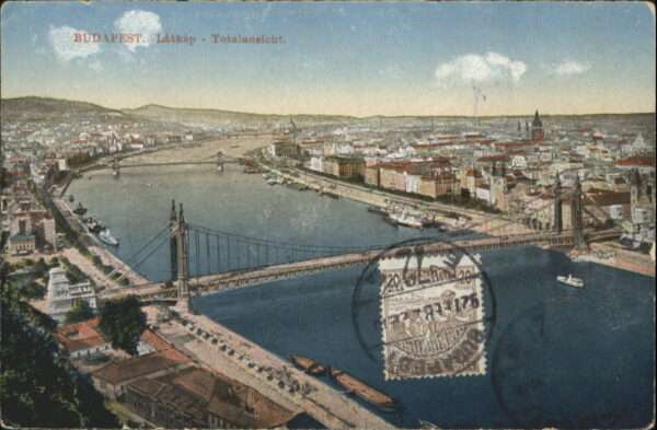 Budapest Brücke Schiff