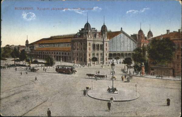 Budapest Westbahnhof Kutsche Strassenbahn