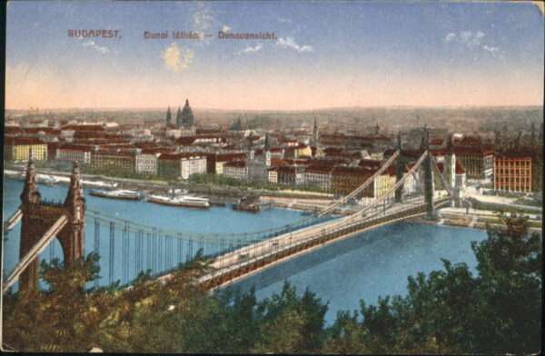 Budapest Schiff Brücke