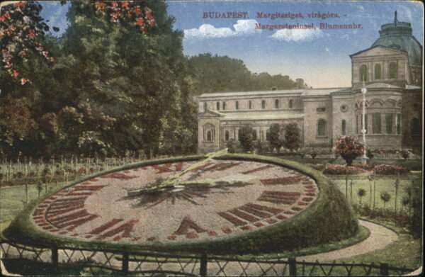 Budapest Margarethen Insel Blumenuhr