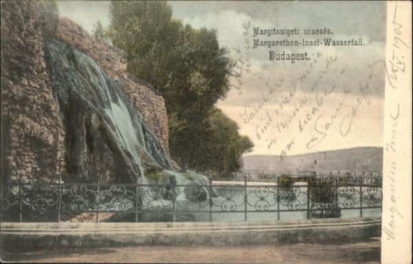 Budapest Margarethen Insel Wasserfall