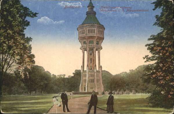 Budapest Wasserturm auf Maragarethen Insel