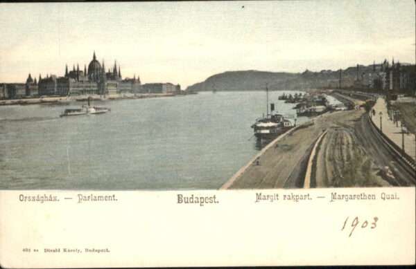 Budapest Margarethen Quai Schiff