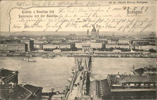 Budapest Brücke Schiff