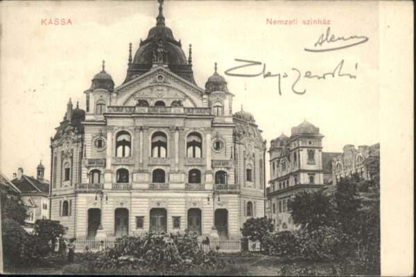 Kassa Kosice Kaschau Slovakia Nemzeti Szinhaz
