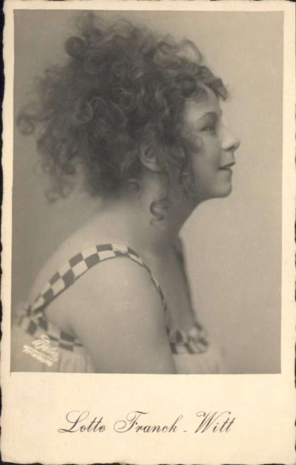 Schauspieler Lotte Franck Witt