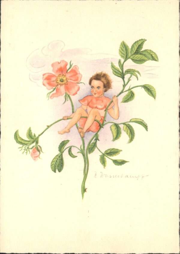 Baby Nursery Bebe Blume Künstler H. W.