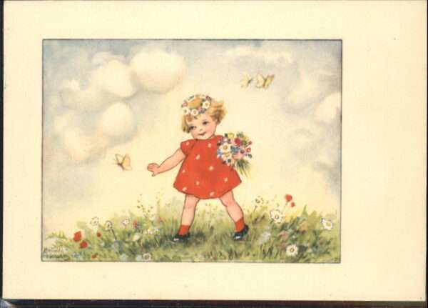 Baby Nursery Bebe Mädchen Schmetterlinge Künstler H. Pete