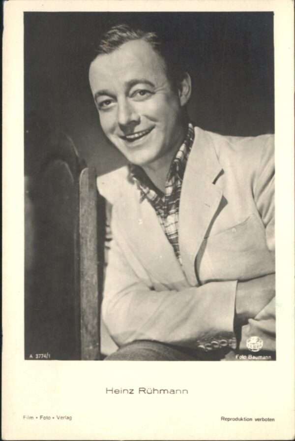 Verlag Film-Foto-Verlag Nr. Heinz Rühmann A 3774/1