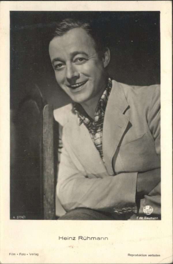 Verlag Film-Foto-Verlag Nr. Heinz Rühmann A 3774/1