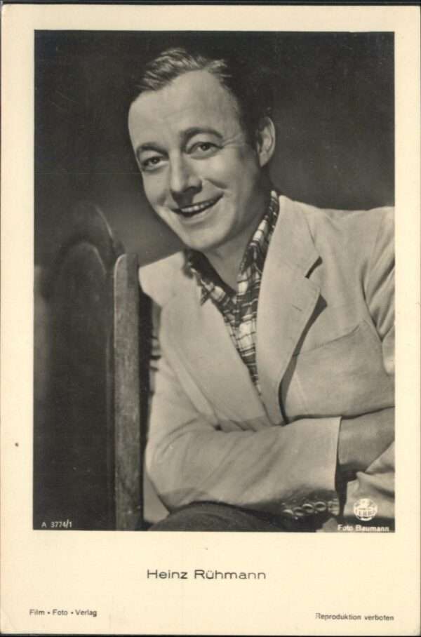 Verlag Film-Foto-Verlag Nr. Heinz Rühmann A 3774/1
