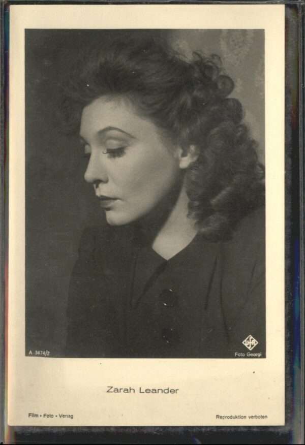 Verlag Film-Foto-Verlag Nr. Zarah Leander A 3474/2