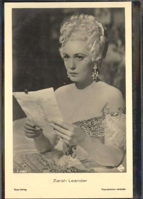 Verlag Ross Nr. Zarah Leander 3136/2