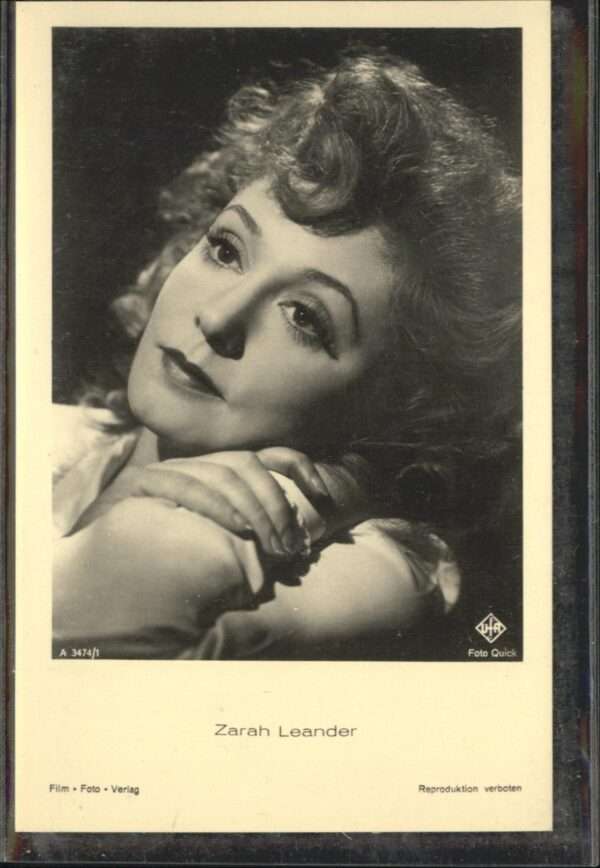 Verlag Film-Foto-Verlag Nr. Zarah Leander A 3474/1