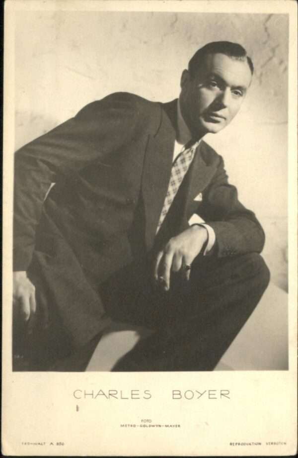 Schauspieler Charles Boyer Tabak