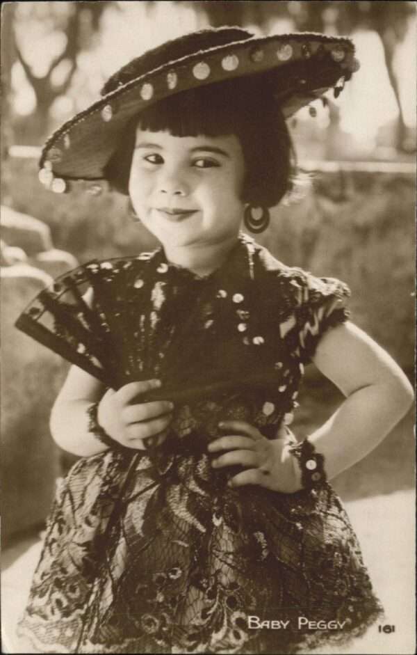 Schauspieler Baby Peggy Fecher Hutmode