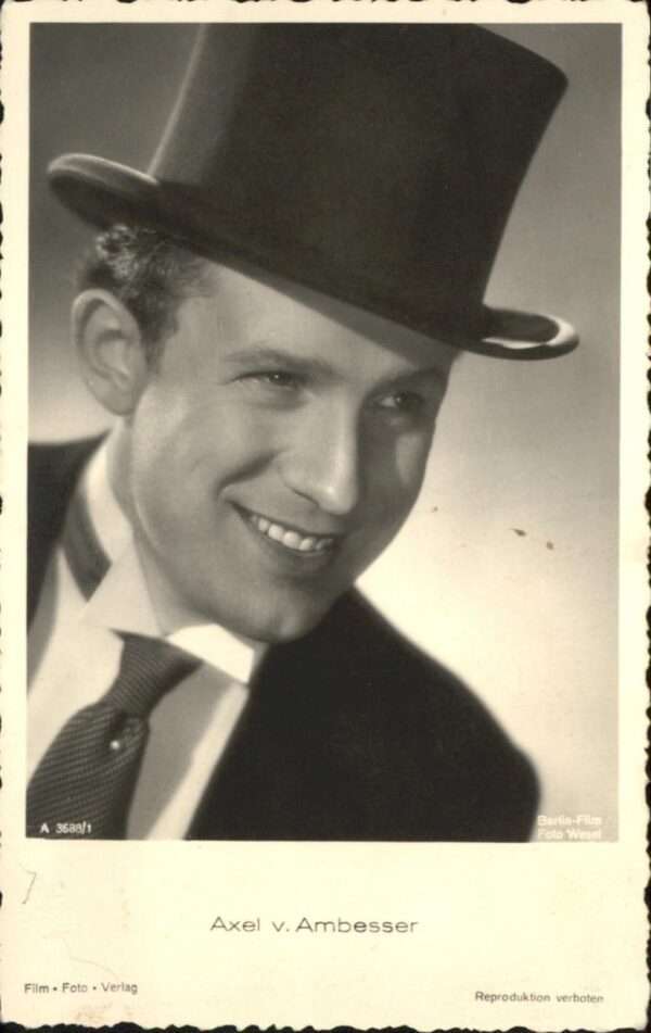 Verlag Film-Foto-Verlag Nr. Axel v. Ambesser Zylinder A 3688/1
