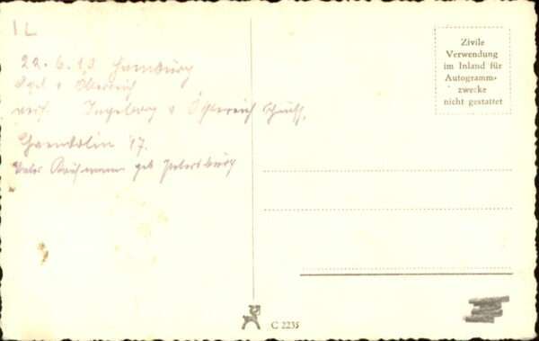 Verlag Film-Foto-Verlag Nr. Axel v. Ambesser Zylinder A 3688/1 – Bild 2